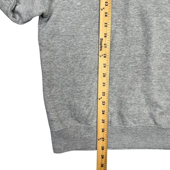 Nike Penn State Sweatshirt Mens L Gray Center Swoosh Spell Out Y2K Vintage PSU - Picture 8 of 11